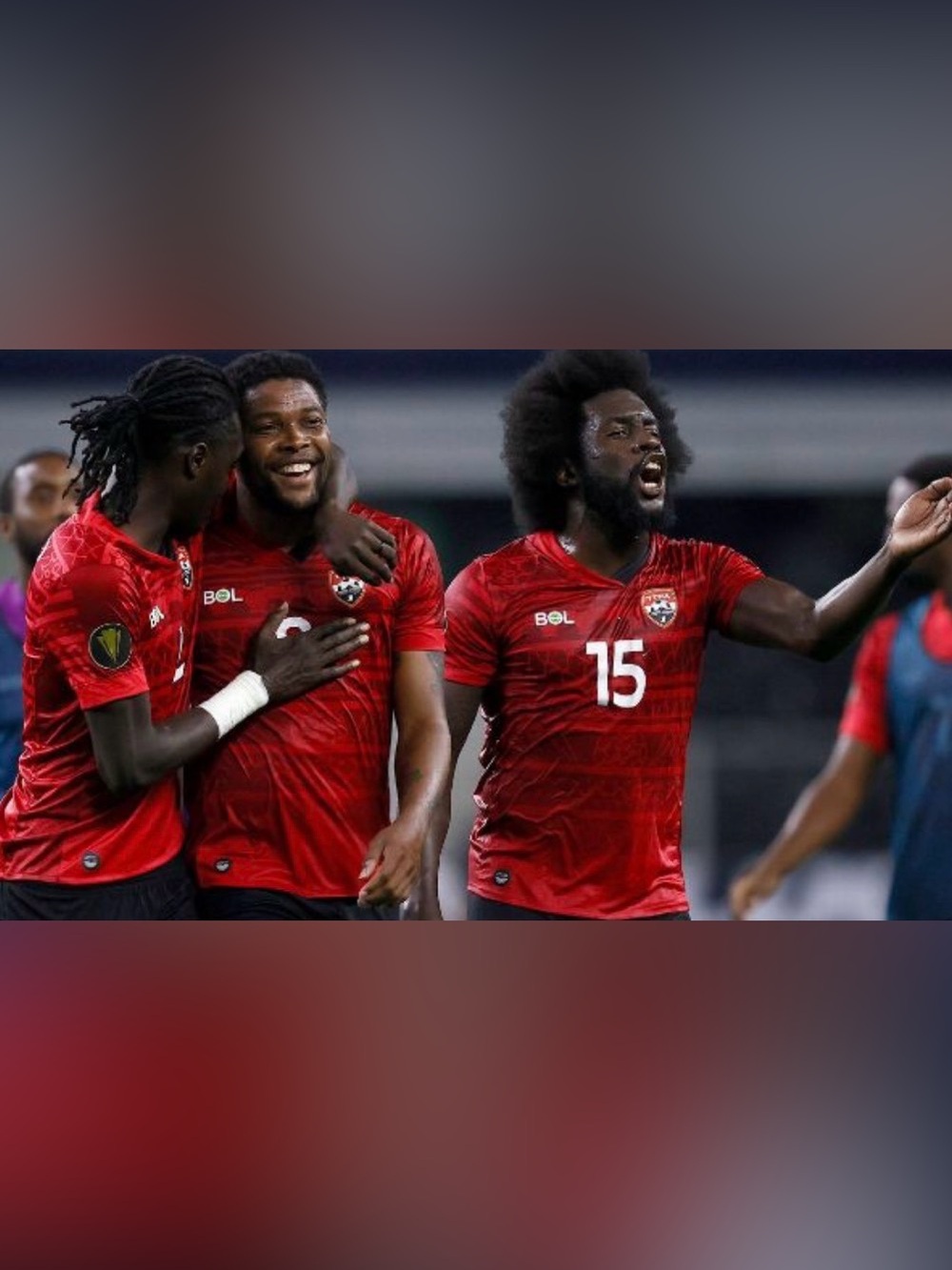 BOL Authentic Trinidad and Tobago 2021/2022 Home Red Soccer Jersey Men’s Sz: M - Picture 2 of 7